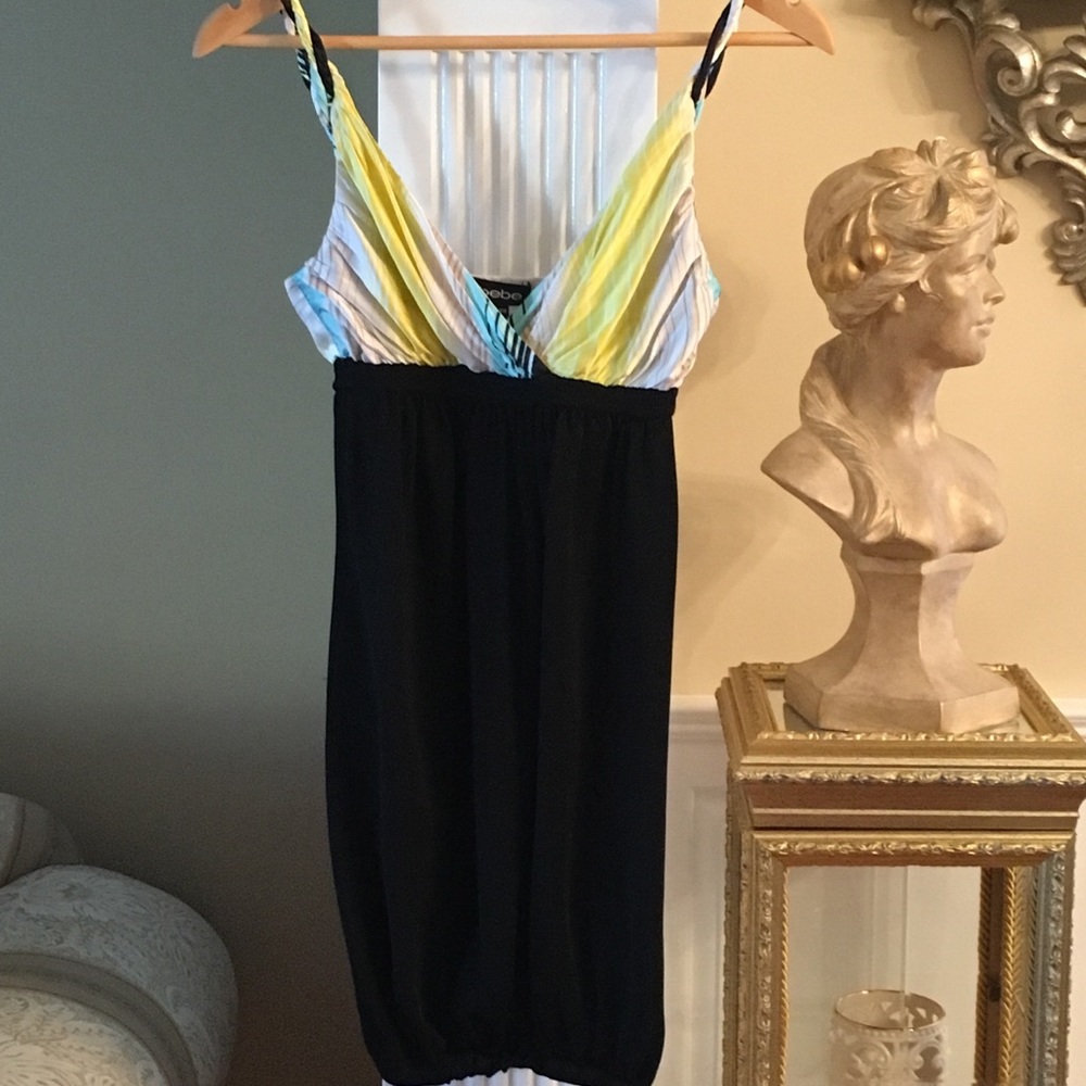 Bebe Mini Bubble Dress